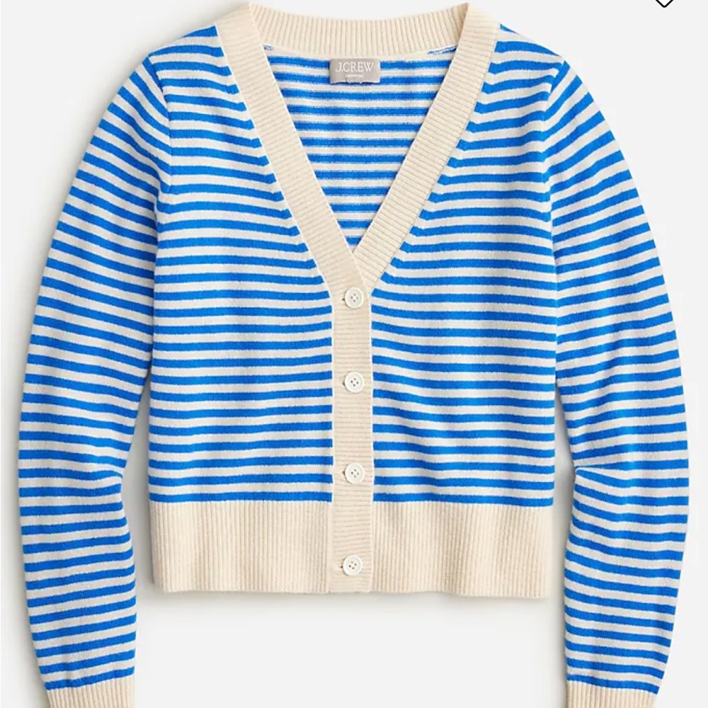 J.Crew cropped cashmere cardigan